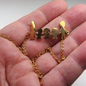 14k Mother Father Children Bracelet